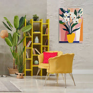 Creative Studio | Yellow Vase Of Tall Flowers