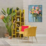 Creative Studio | Pink And Yellow Rose Display