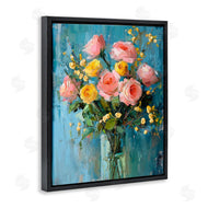 Creative Studio | Pink And Yellow Rose Display