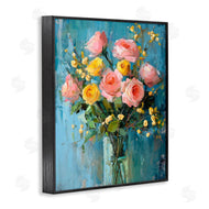 Creative Studio | Pink And Yellow Rose Display