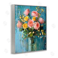 Creative Studio | Pink And Yellow Rose Display