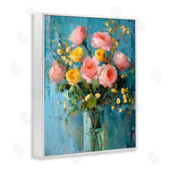 Creative Studio | Pink And Yellow Rose Display