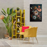 Creative Studio | Realistic Colorful Floral on Black