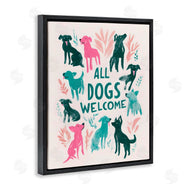 Arlington Prints | All Dogs Welcome Pastels