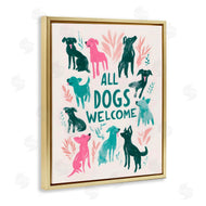 Arlington Prints | All Dogs Welcome Pastels