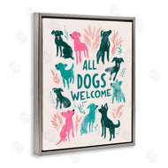 Arlington Prints | All Dogs Welcome Pastels