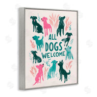Arlington Prints | All Dogs Welcome Pastels