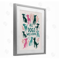 Arlington Prints | All Dogs Welcome Pastels