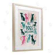 Arlington Prints | All Dogs Welcome Pastels
