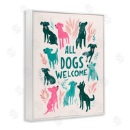 Arlington Prints | All Dogs Welcome Pastels