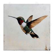 Creative Studio | Hummingbird over Distressed Rustic