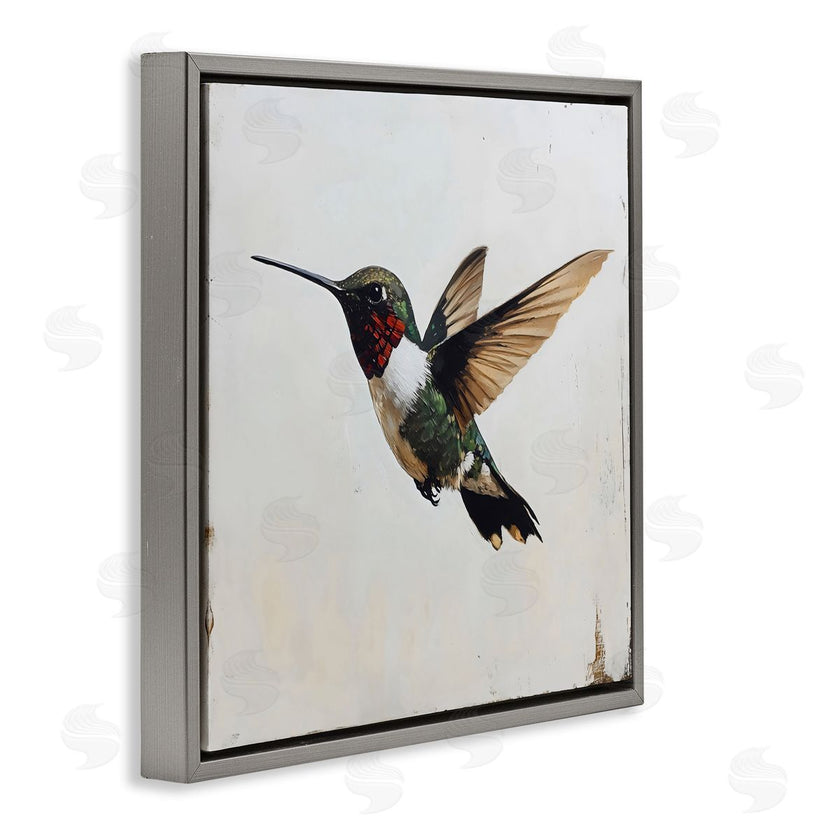 Creative Studio | Hummingbird over Distressed Rustic