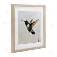 Creative Studio | Hummingbird over Distressed Rustic