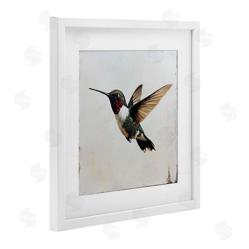 Creative Studio | Hummingbird over Distressed Rustic