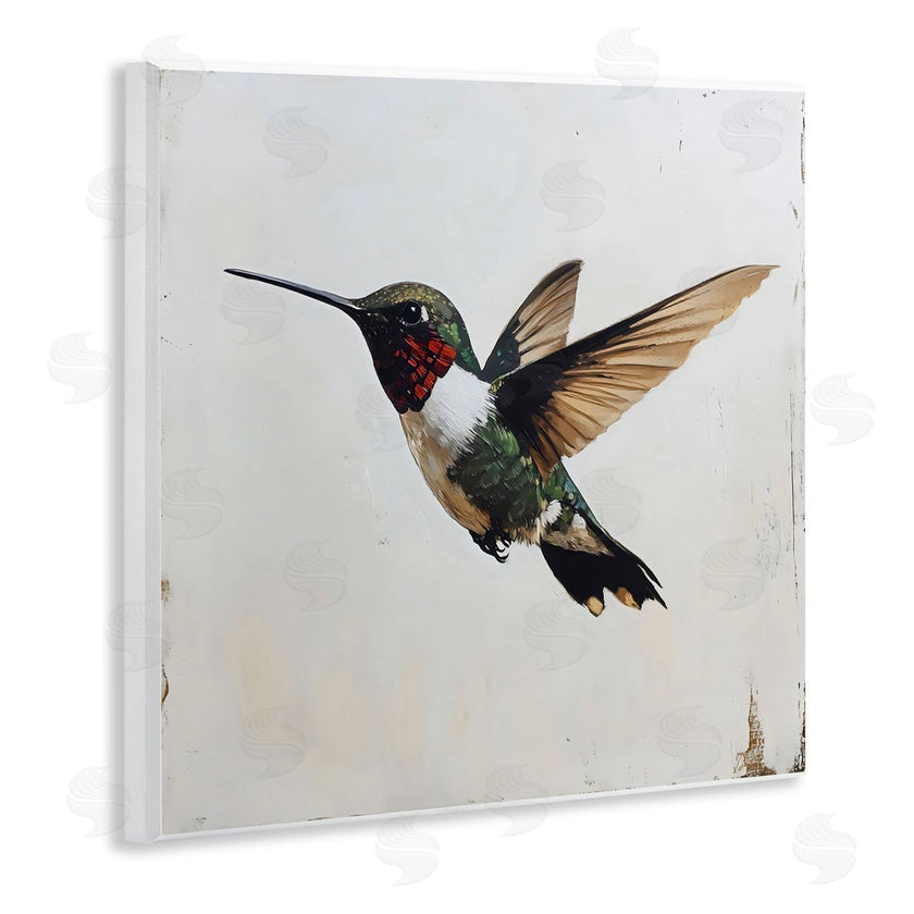 Creative Studio | Hummingbird over Distressed Rustic