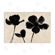 Creative Studio | Inky Black Florals Silhouette