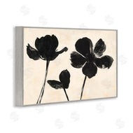 Creative Studio | Inky Black Florals Silhouette