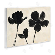 Creative Studio | Inky Black Florals Silhouette