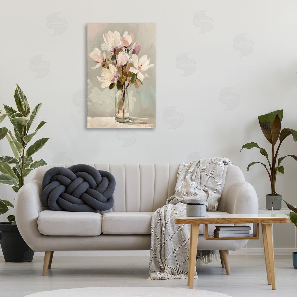 Creative Studio Blossoming Floral Arrangement Printed Wall Art in Room
