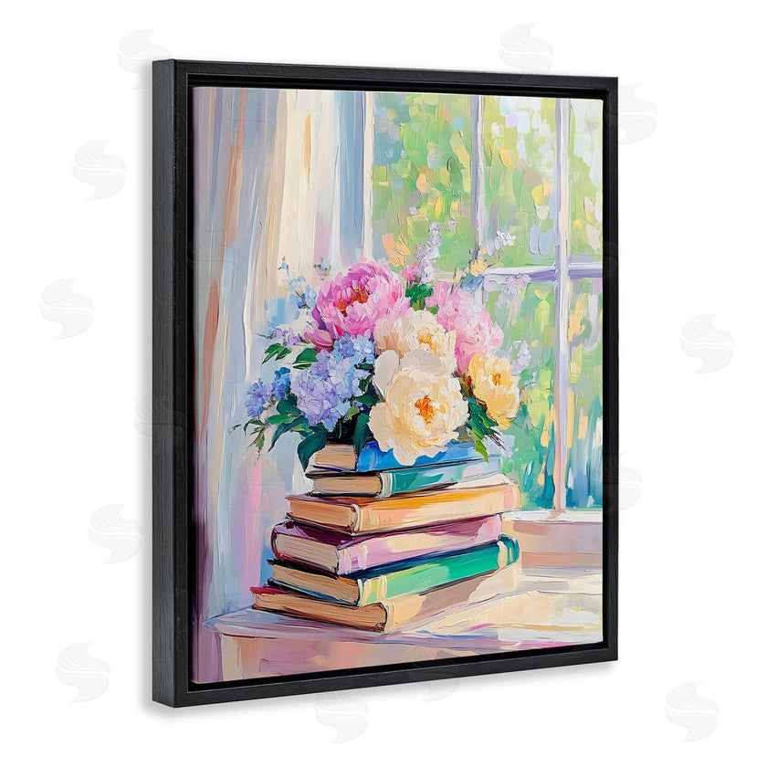 Arlington Prints | Pastel Floral Book Stack
