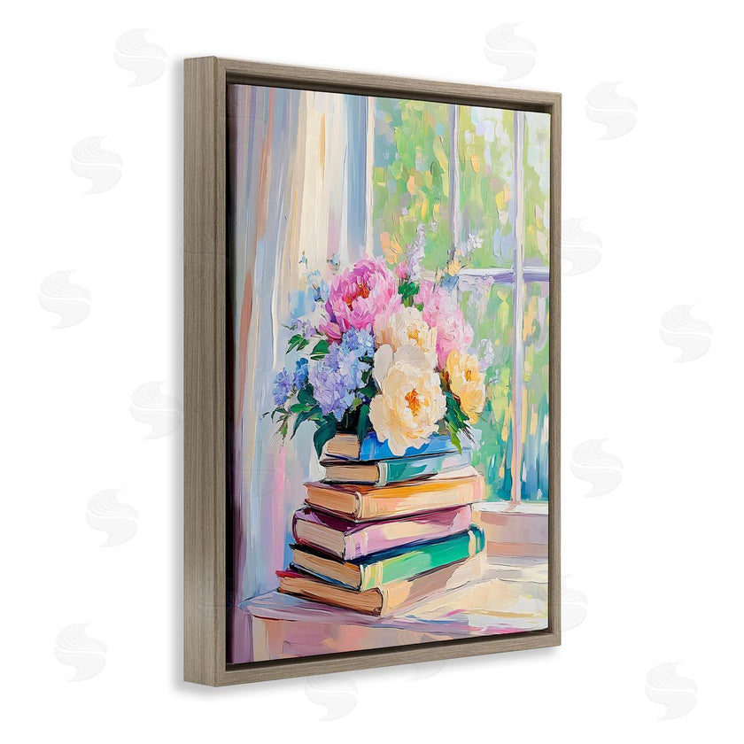 Arlington Prints | Pastel Floral Book Stack