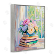 Arlington Prints | Pastel Floral Book Stack