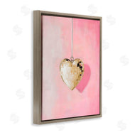 Arlington Prints | Gold Disco Heart Necklace