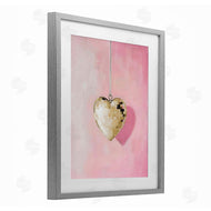 Arlington Prints | Gold Disco Heart Necklace