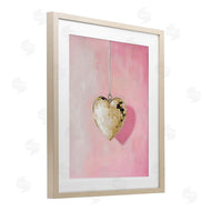 Arlington Prints | Gold Disco Heart Necklace