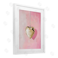 Arlington Prints | Gold Disco Heart Necklace