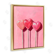 Arlington Prints | Three Lollipops on Pink