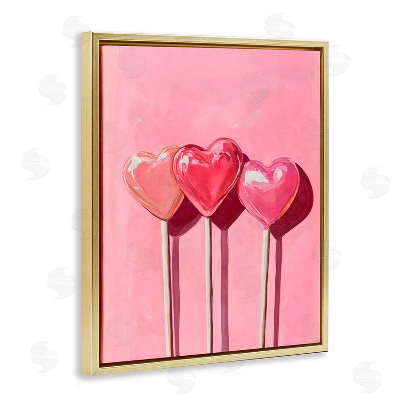 Arlington Prints | Three Lollipops on Pink