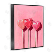 Arlington Prints | Three Lollipops on Pink