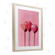 Arlington Prints | Three Lollipops on Pink