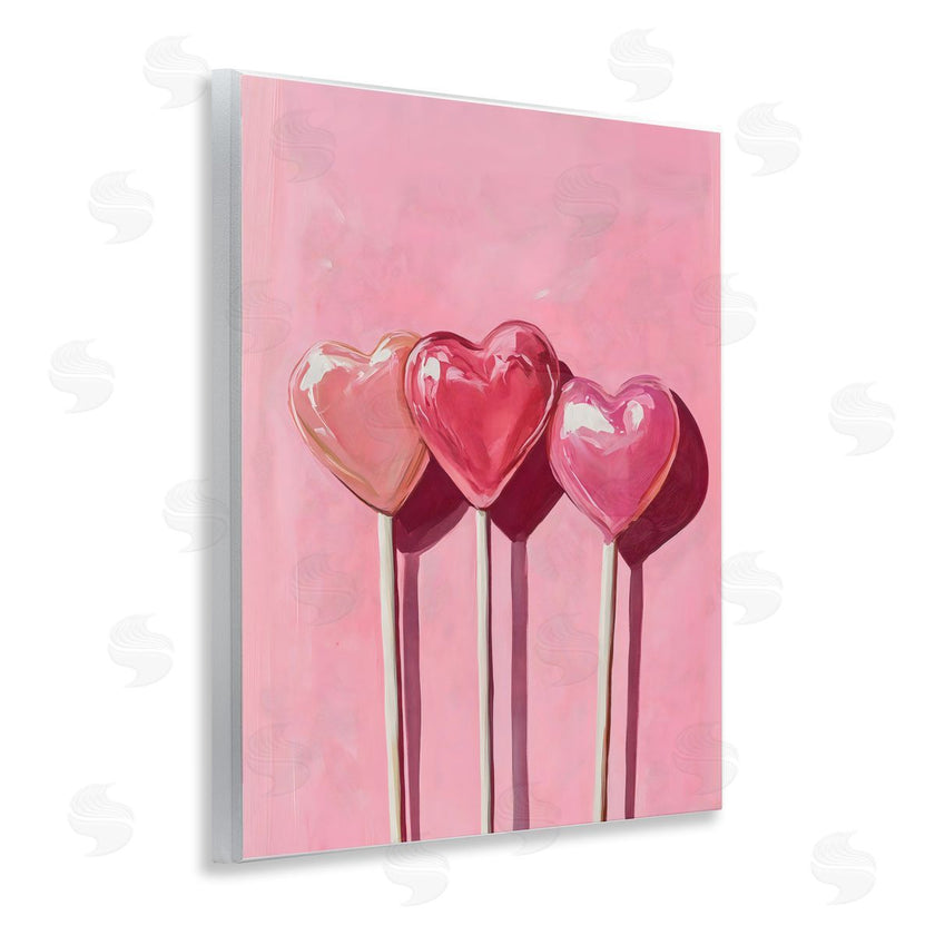 Arlington Prints | Three Lollipops on Pink