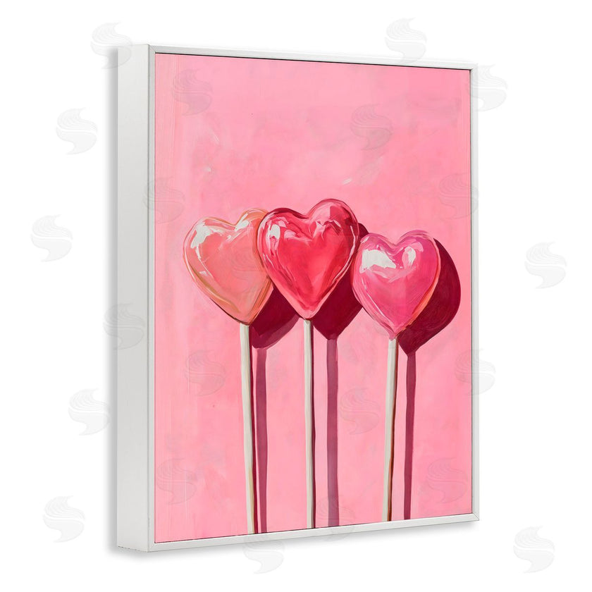 Arlington Prints | Three Lollipops on Pink