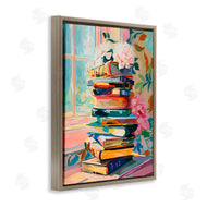 Arlington Prints | Vivid Bookstack by Window