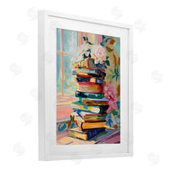 Arlington Prints | Vivid Bookstack by Window