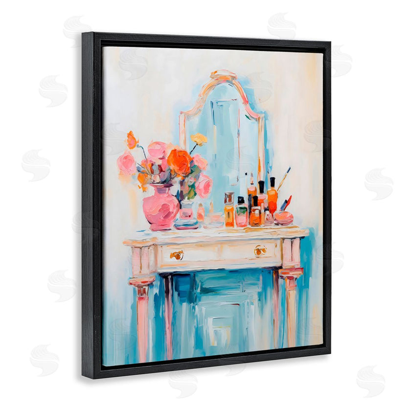 Creative Studio | Vanity with Cosmetic Bottles