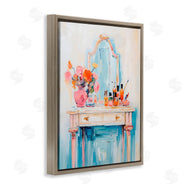 Creative Studio | Vanity with Cosmetic Bottles
