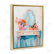 Creative Studio | Vanity with Cosmetic Bottles