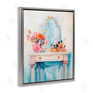 Creative Studio | Vanity with Cosmetic Bottles
