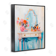 Creative Studio | Vanity with Cosmetic Bottles