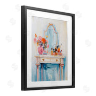 Creative Studio | Vanity with Cosmetic Bottles