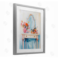 Creative Studio | Vanity with Cosmetic Bottles