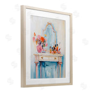Creative Studio | Vanity with Cosmetic Bottles