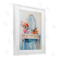 Creative Studio | Vanity with Cosmetic Bottles