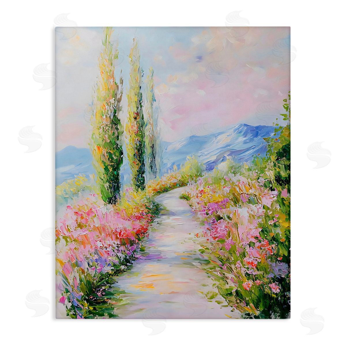 Creative Studio A Walk With Wildflowers Canvas Wall Art Print