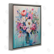 Creative Studio | Faux Textured Bouquet on Blue