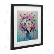 Creative Studio | Faux Textured Bouquet on Blue